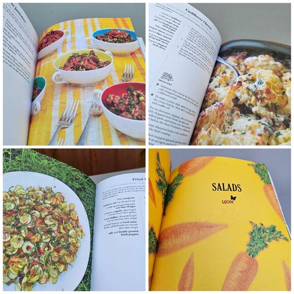 Fast Vegetarian Cook Book Hard Back Books Kitchen Recipes Foodie Cooking Leon - Picture 9 of 10